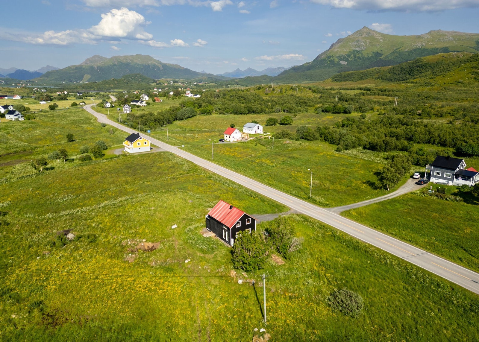 Eiendommen sett fra lufta Galleribilde