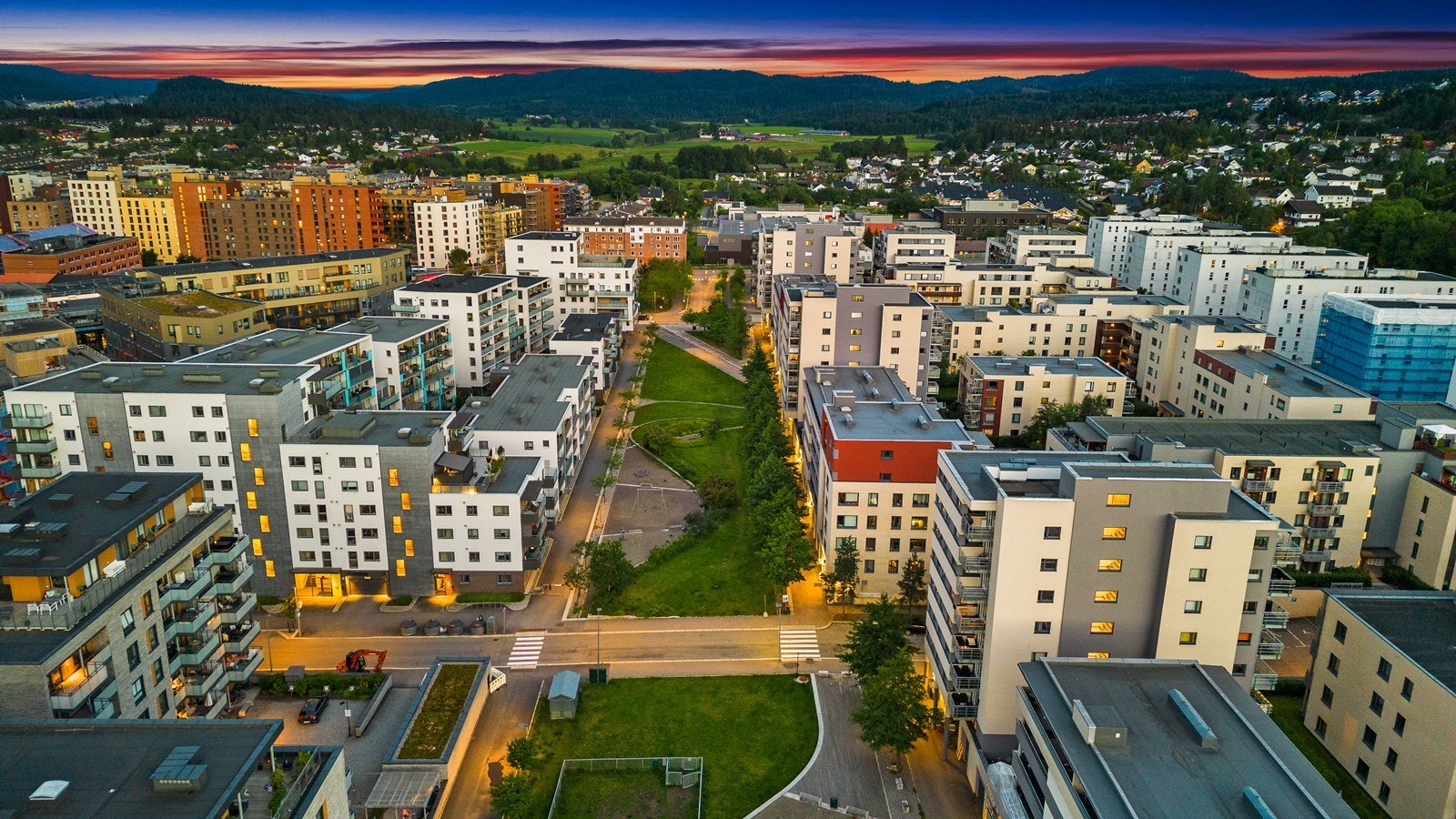 Her bor man godt til midt i Lørenskog sentrum Galleribilde