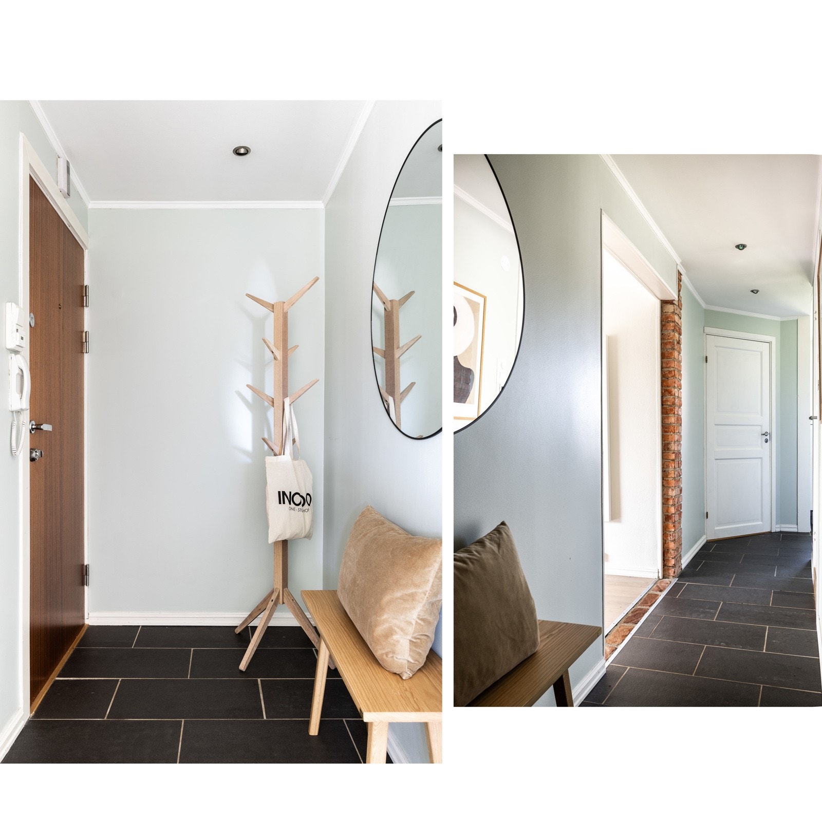 Gulvvarme i entré, kjøkken og bad. Galleribilde