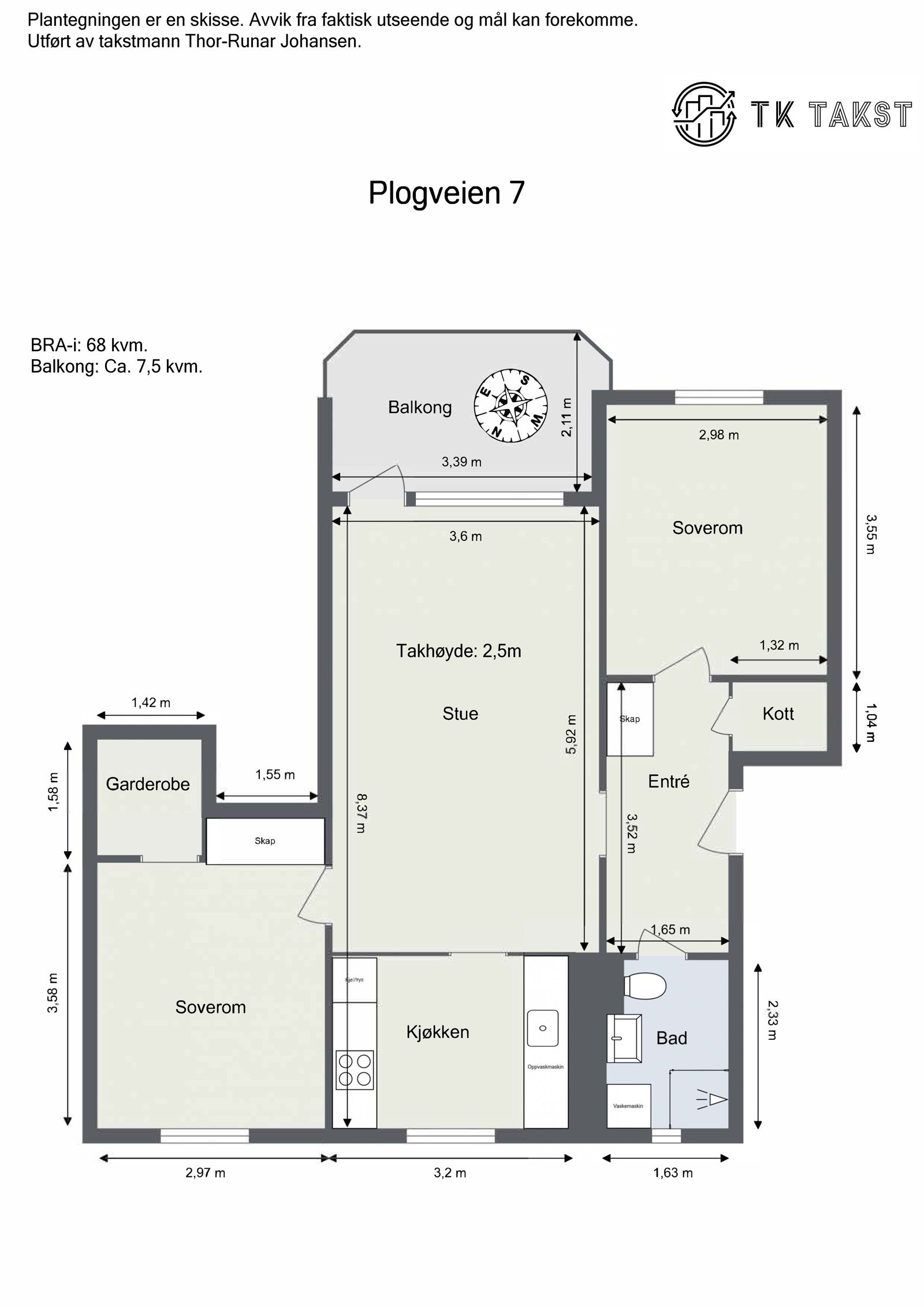 Plantegning Galleribilde