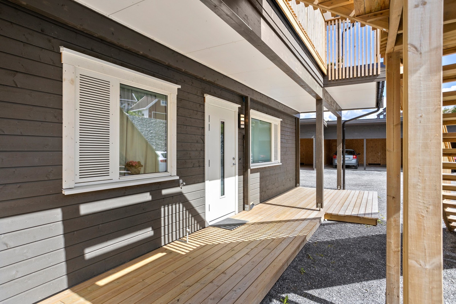 Mulighet for møblering ved inngangsparti Galleribilde