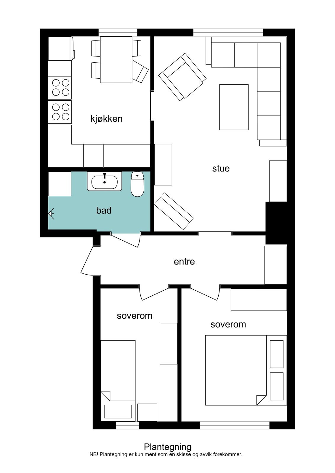 plantegning. Galleribilde