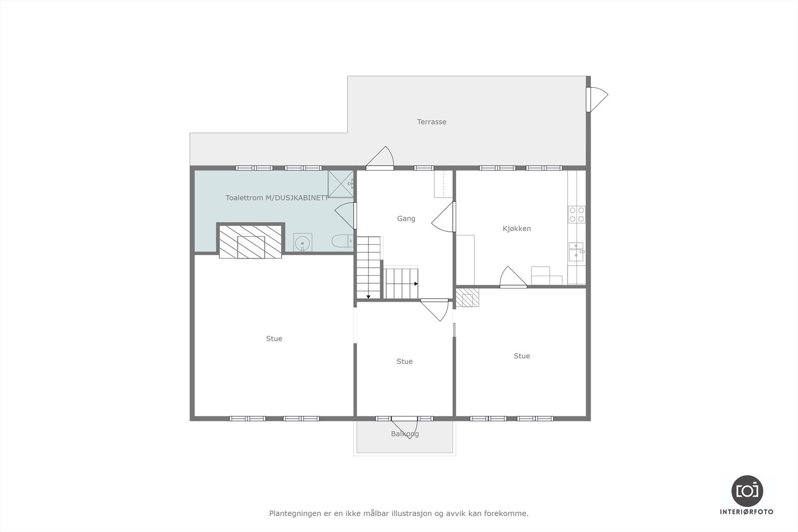 Plantegning Galleribilde