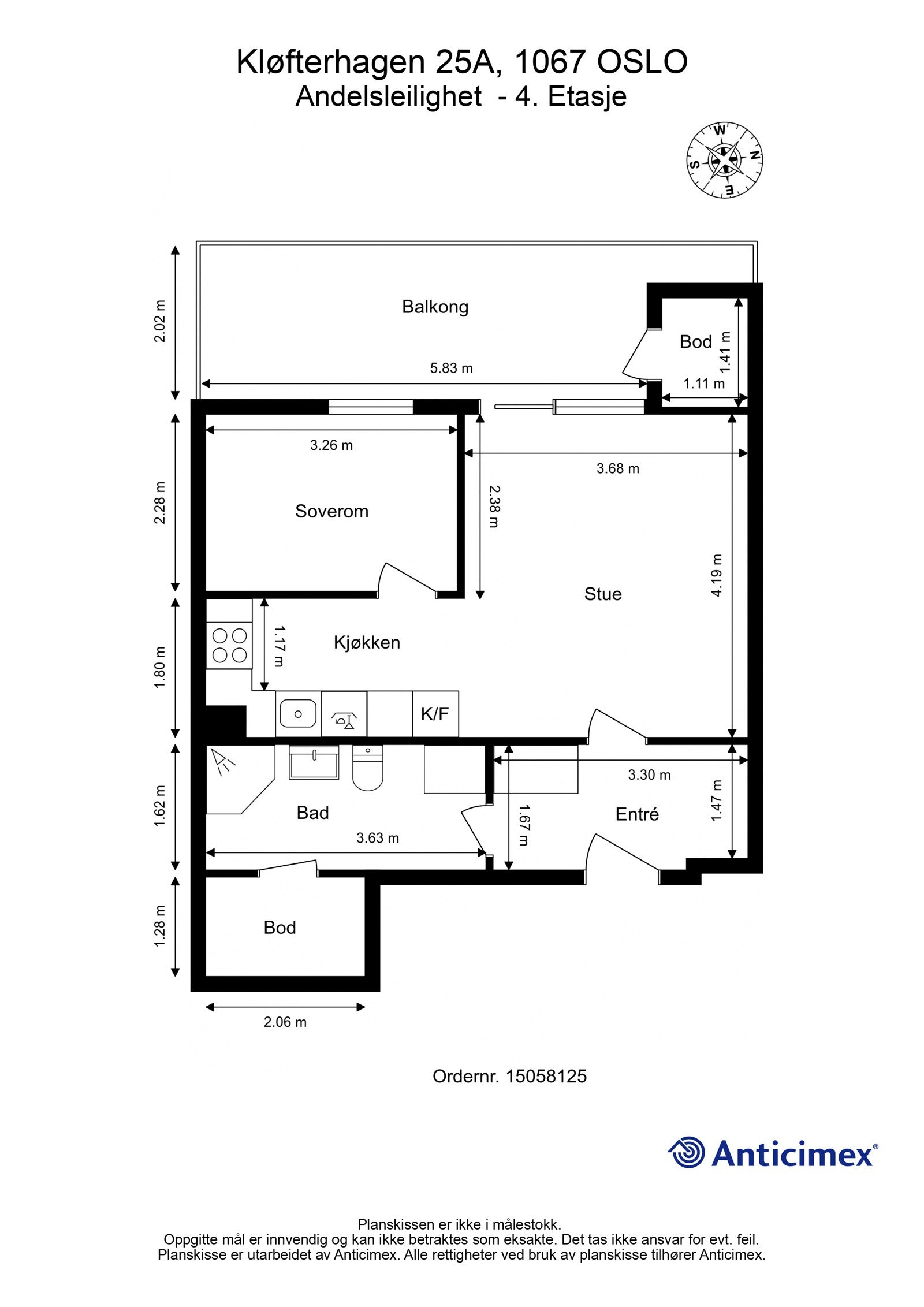 Plantegning Galleribilde