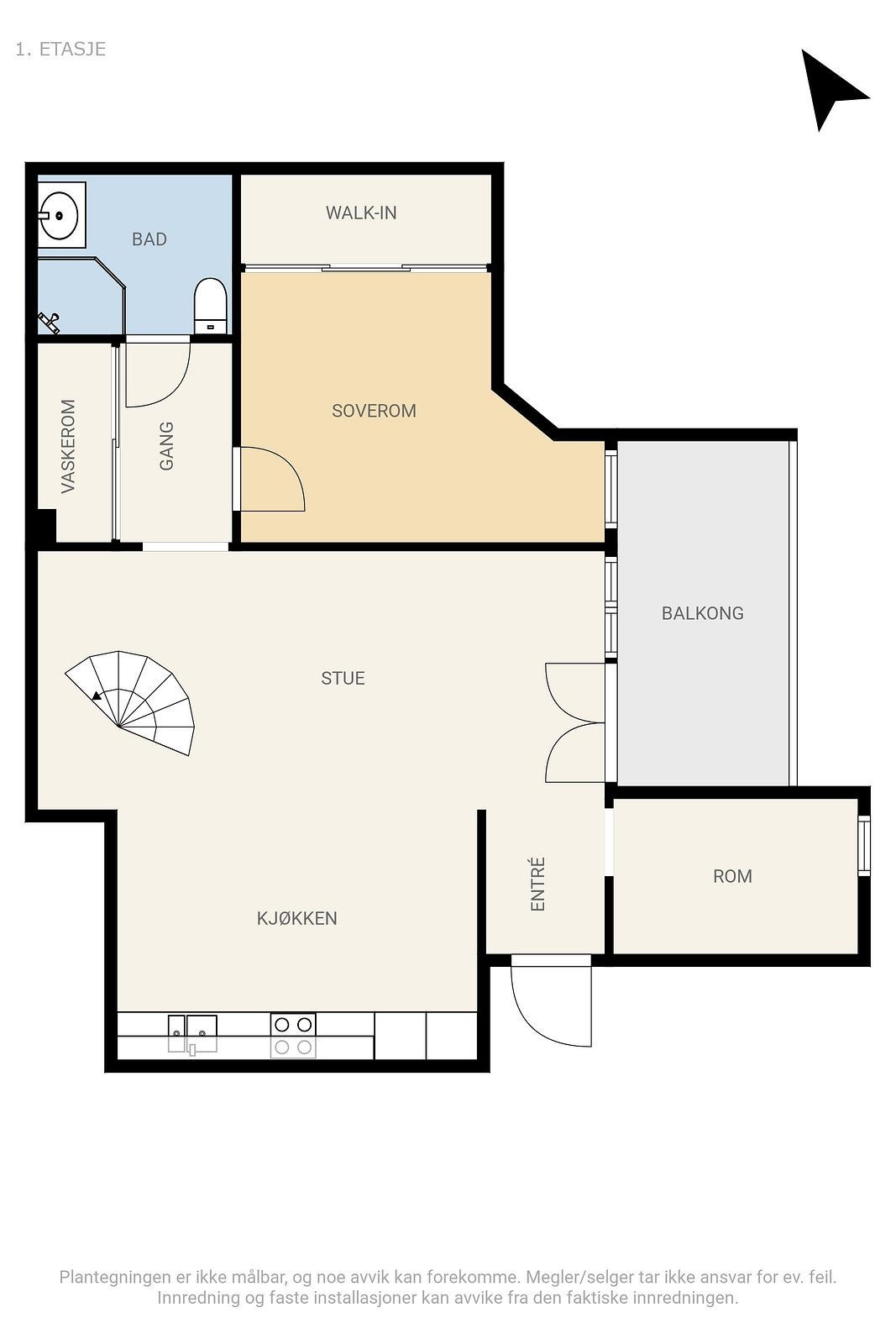 Plantegning Galleribilde
