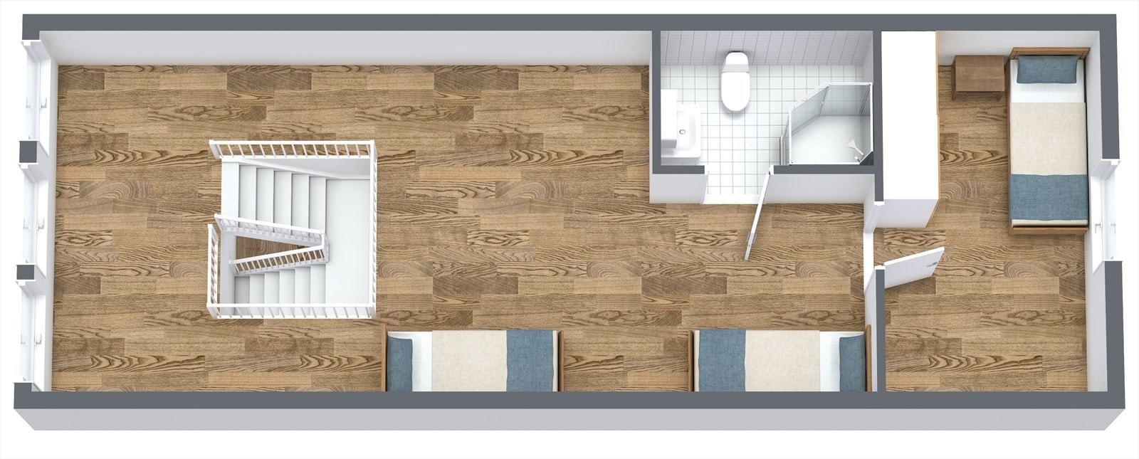 Plantegning loft Galleribilde