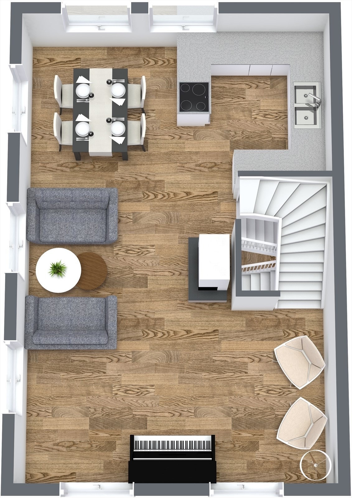 Plantegning 2. etasje. Galleribilde