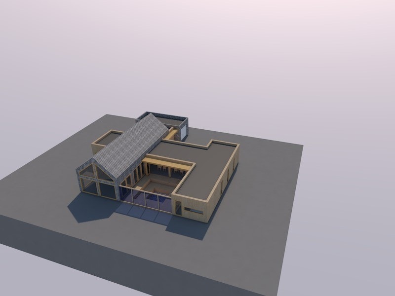 3D-Illustrasjon (det gjøres oppmerksom på at dette ikke innsendt til kommunen) Galleribilde