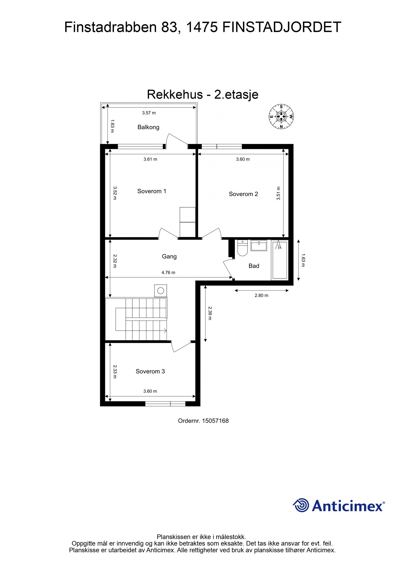 Plantegning 2.etasje Galleribilde