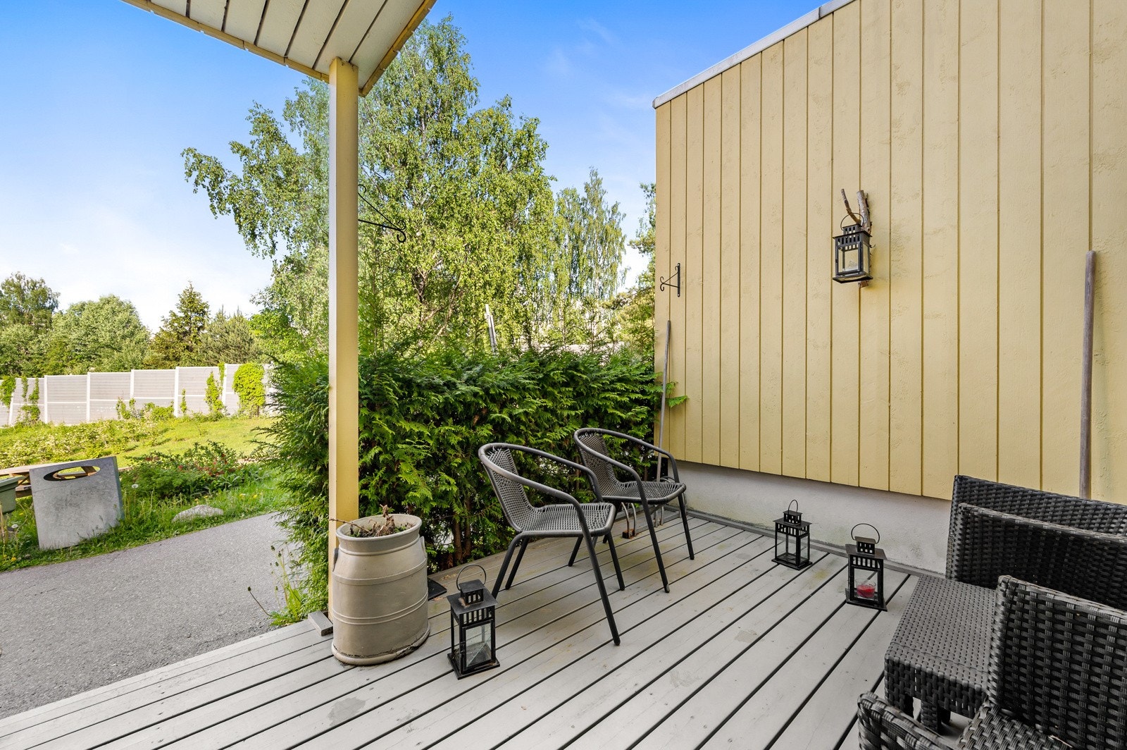 Her også er det markterrasse med møbleringsmuligheter. Galleribilde