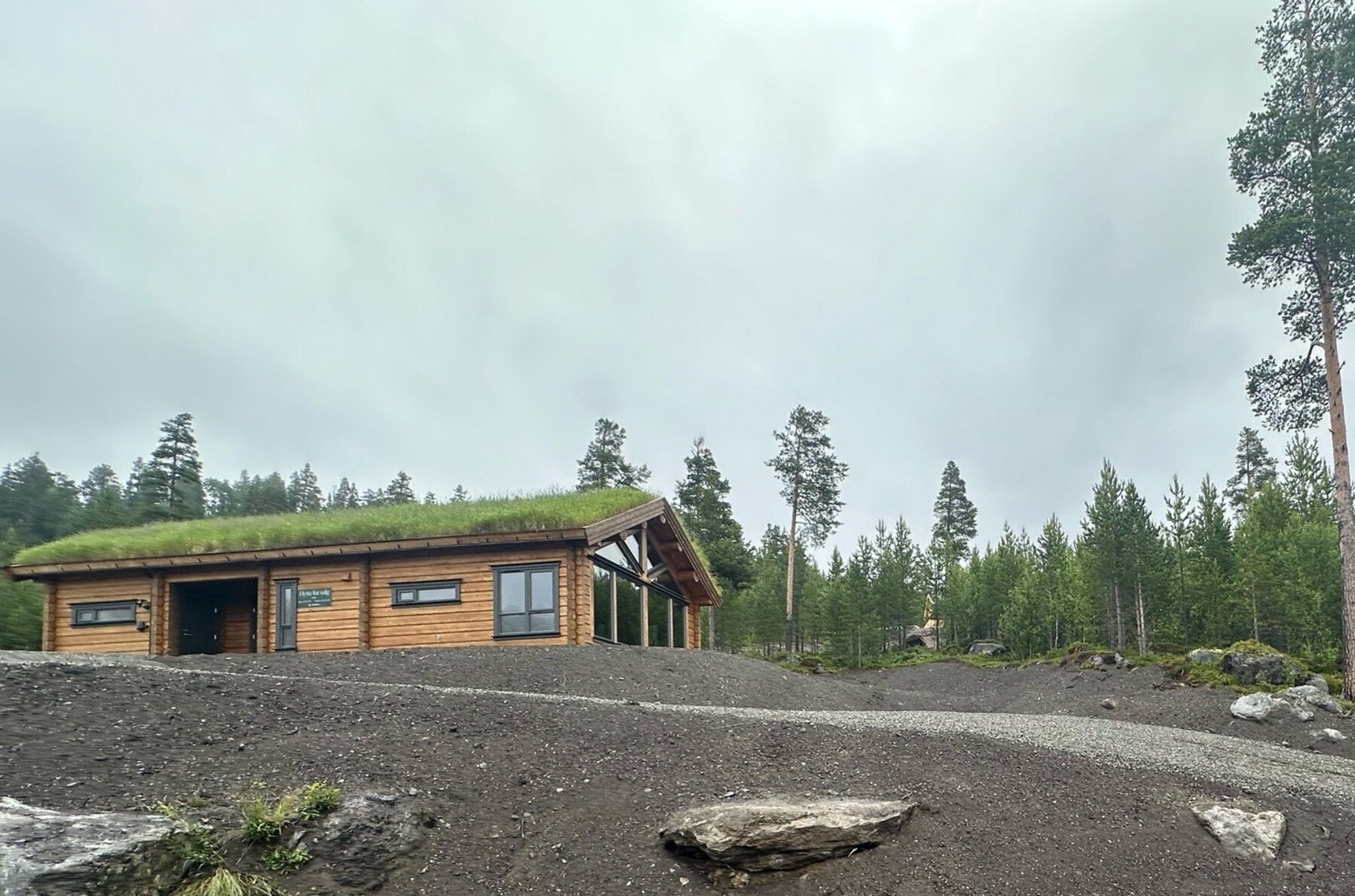 Fra innkjørsel Galleribilde