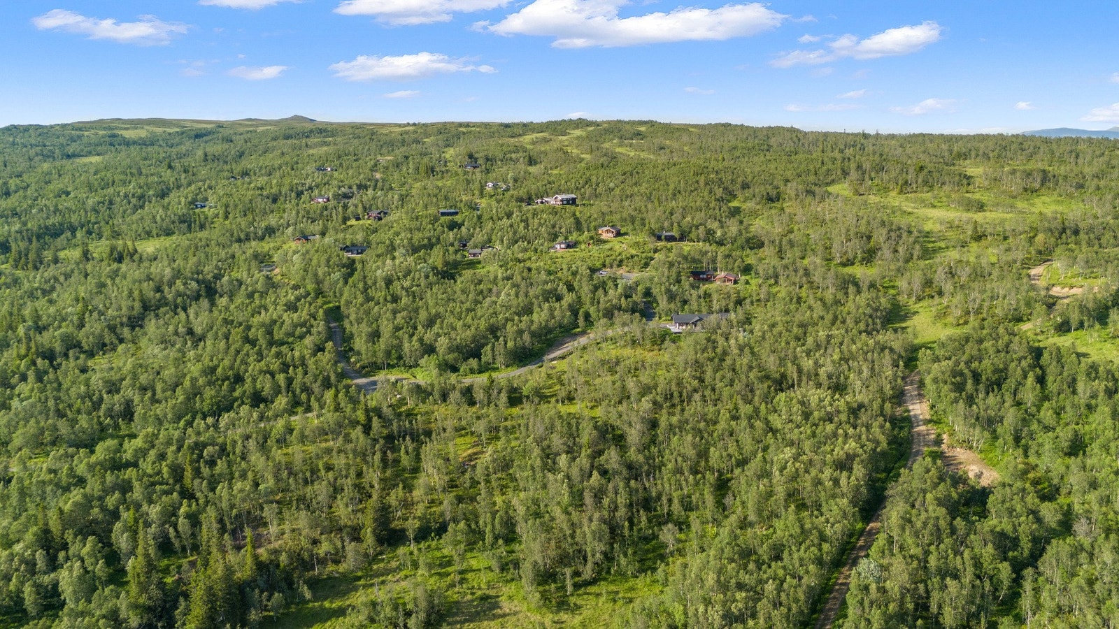 Det er en moderne og fleksibel reguleringsplan for område, slik at man har mange muligheter når det kommer til å velge fritidsbolig. Galleribilde