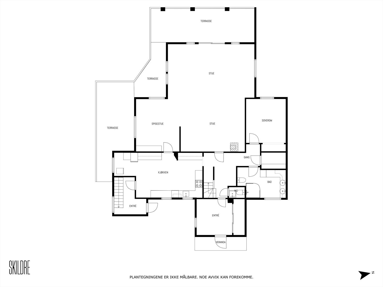 Plantegning 1.etasje. Galleribilde