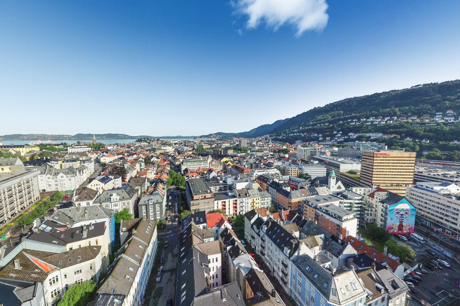Leiligheten har en sentral beliggenhet midt i sentrum Galleribilde