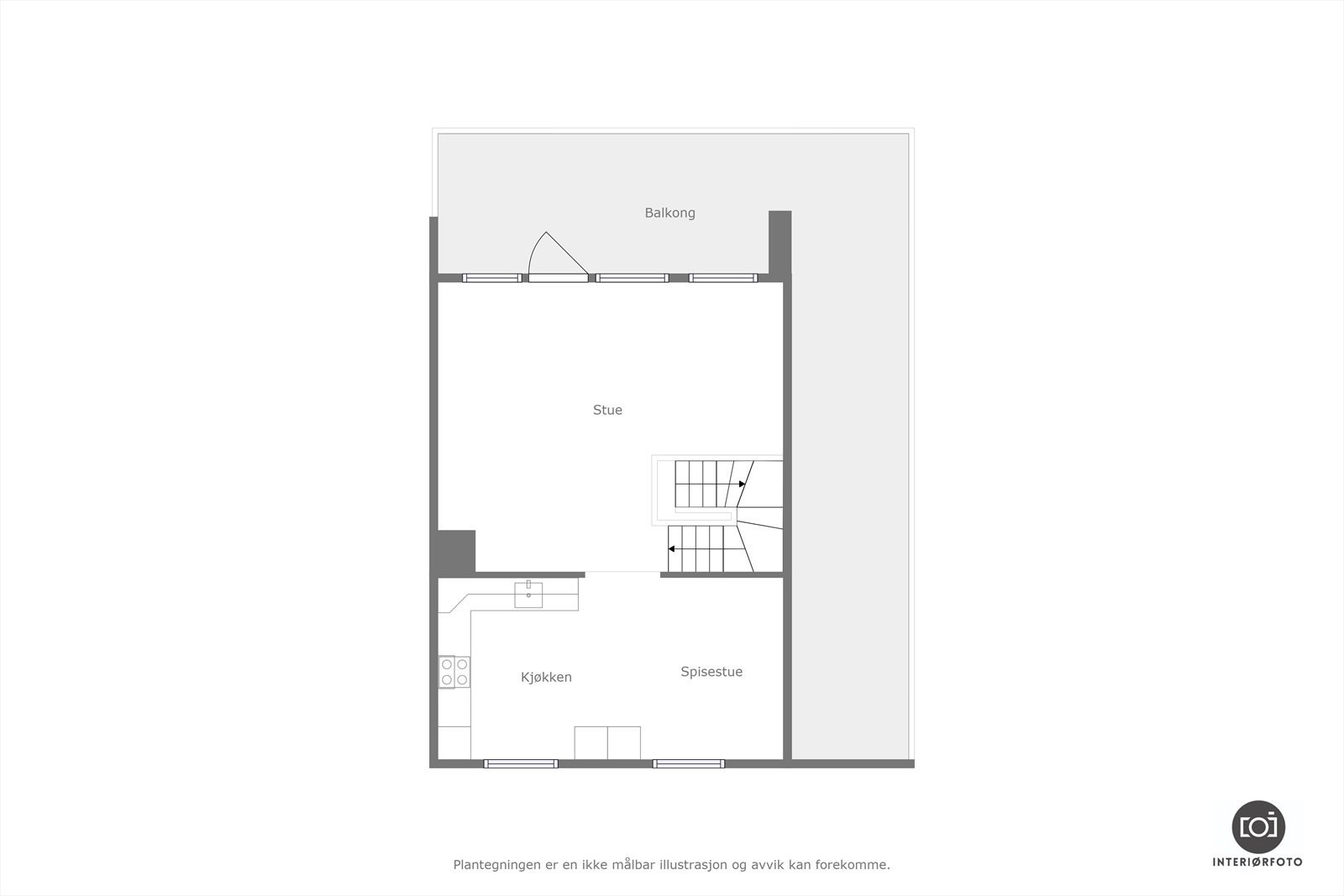 Plantegning Galleribilde