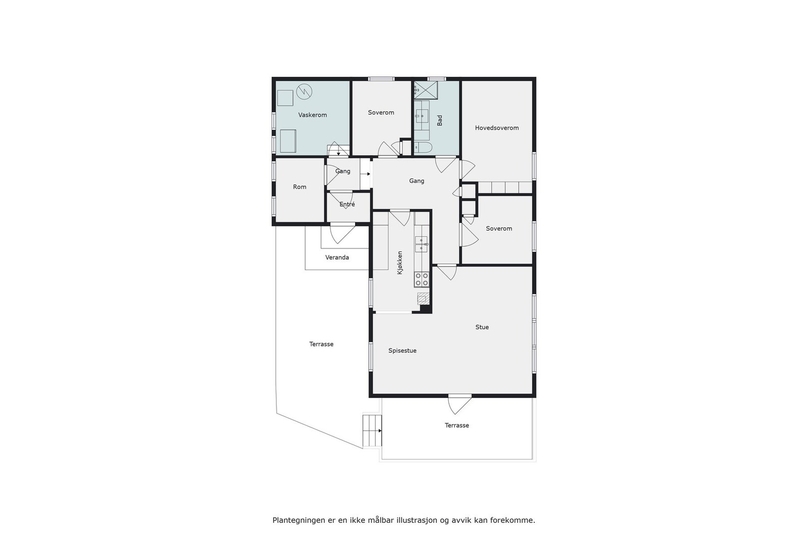 Plantegning Galleribilde