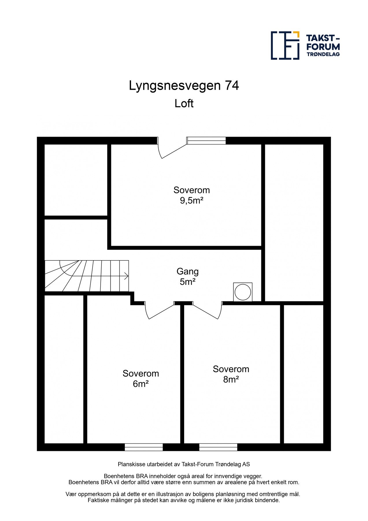 Planskisse - Loft Galleribilde
