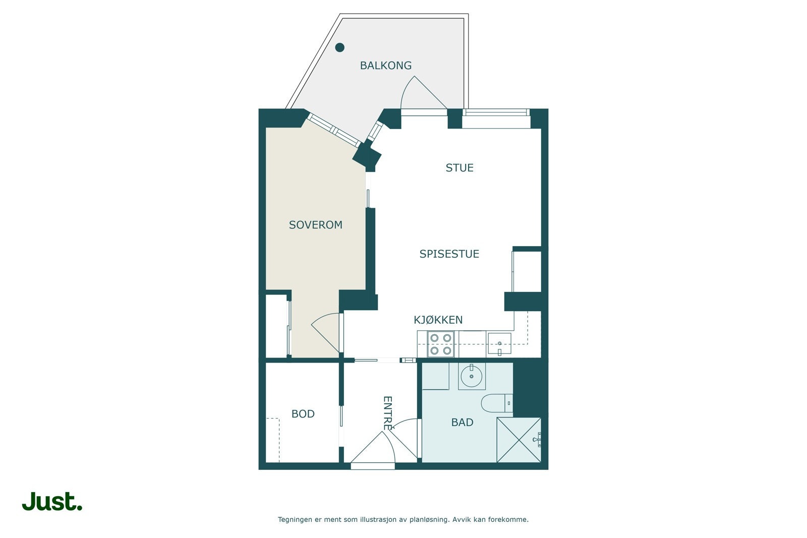 Planskisse Galleribilde