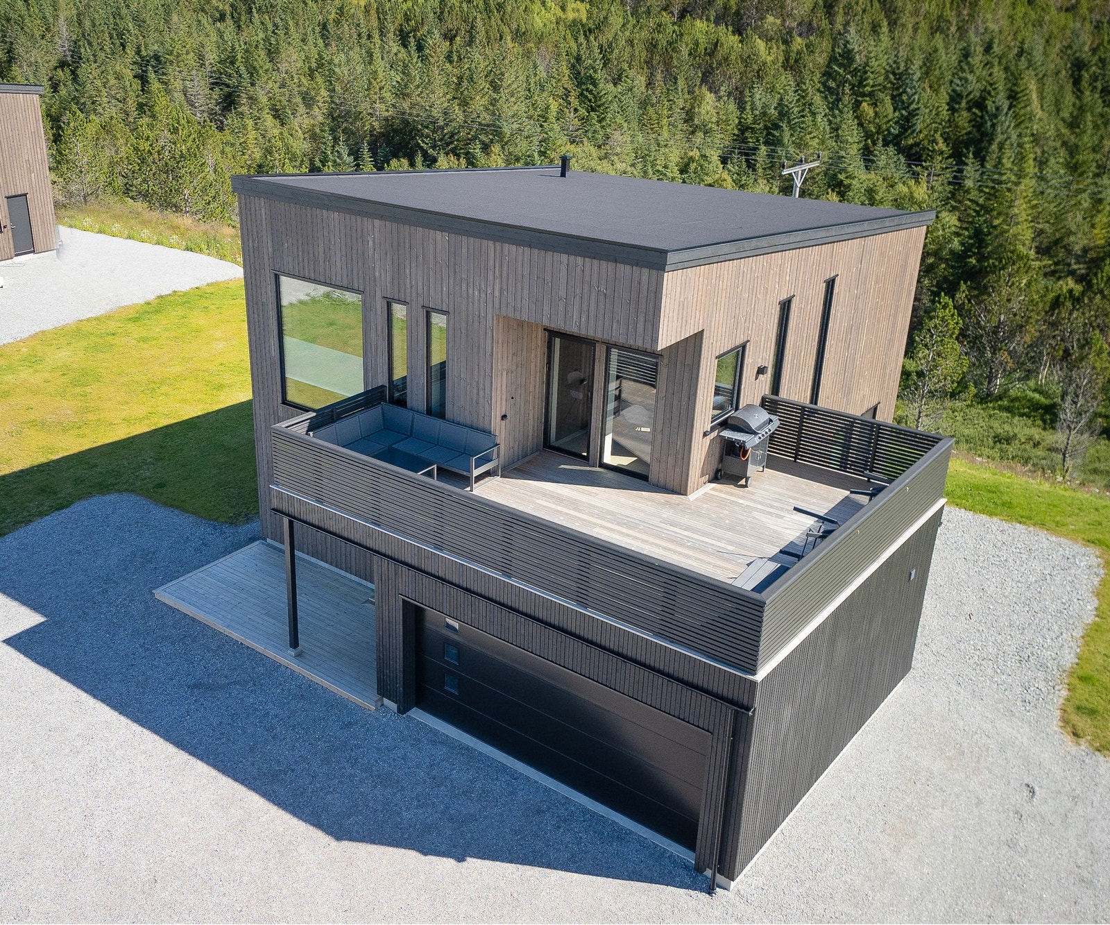 Nybygd enebolig i et nytt og familievennlig boligfelt Galleribilde