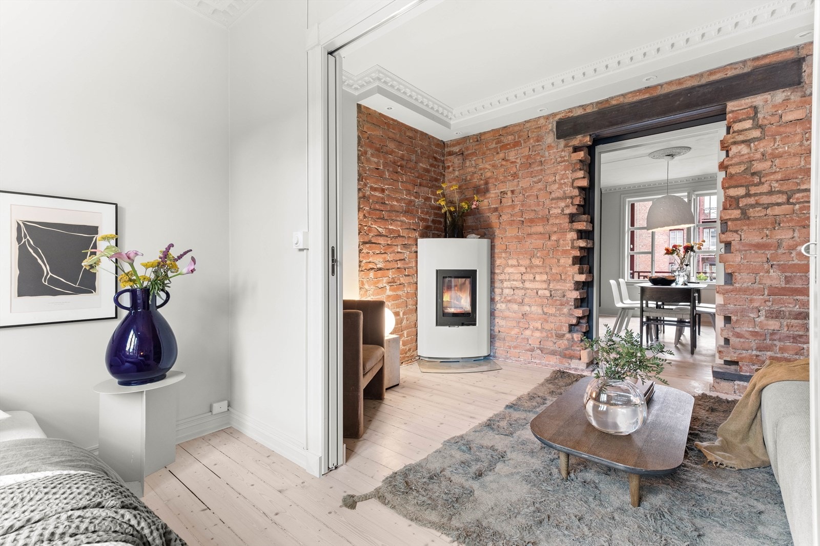 Rommet blir også en naturlig forlengelse av stuen Galleribilde