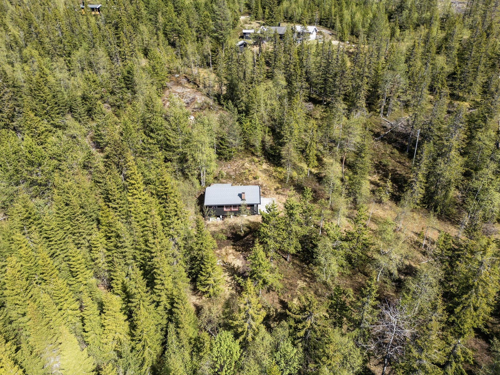 Hytta er ikke tilknyttet offentlig vann og avløp. Kun enkel sommervann løsning ved utvendig kran, bygningen har ikke innlagt avløp. Galleribilde