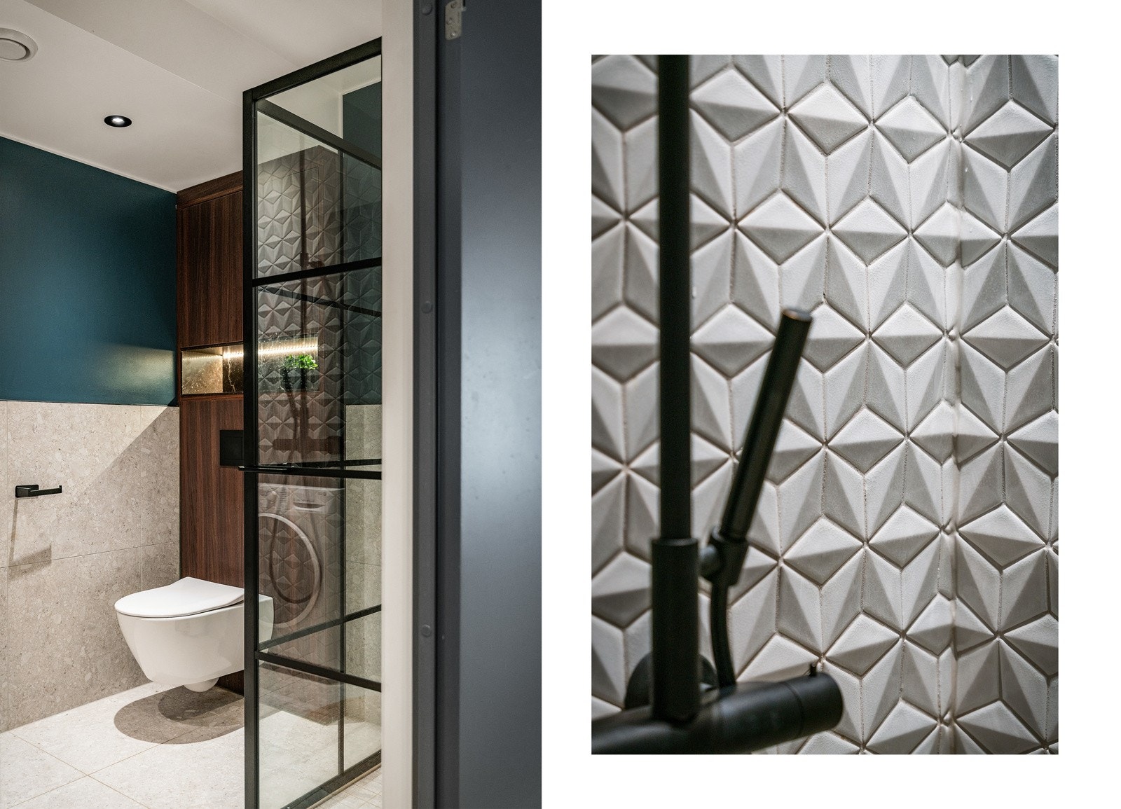 Badet ble pusset opp i 2020 og har både varmekabler i gulvet, samt rør-i-rør-system. Galleribilde