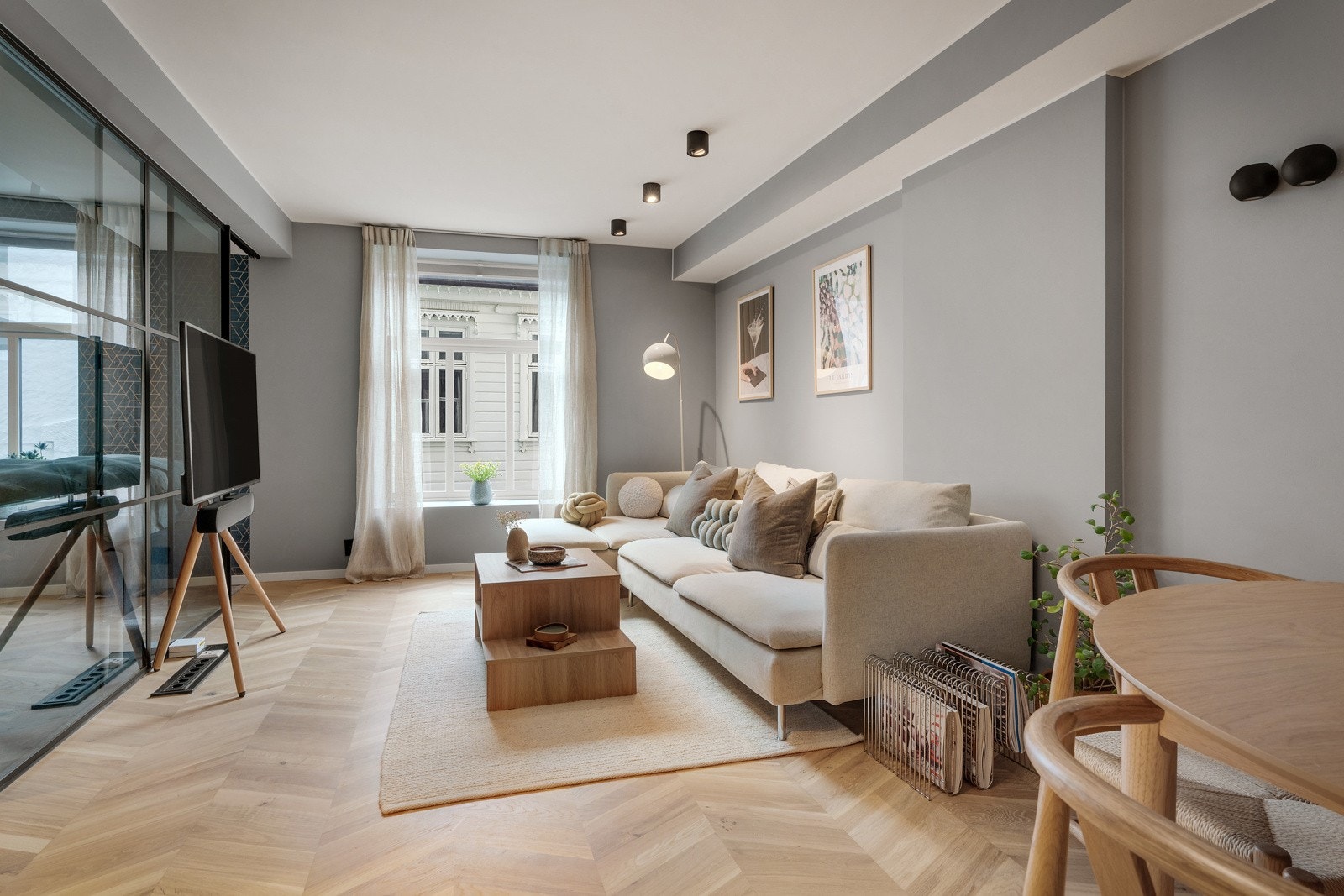 Hele leiligheten ble pusset opp i 2020. Galleribilde