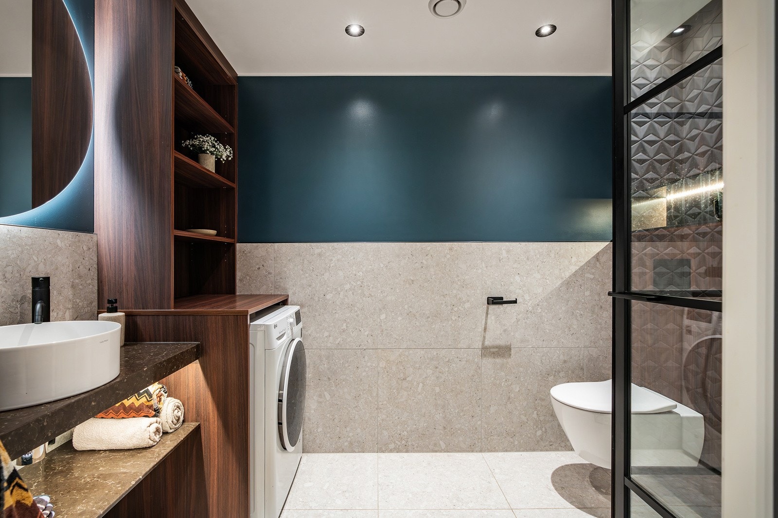 Med et av byens fineste bad gir til og med dette rommet deg følelsen av å bo på hotell. Galleribilde