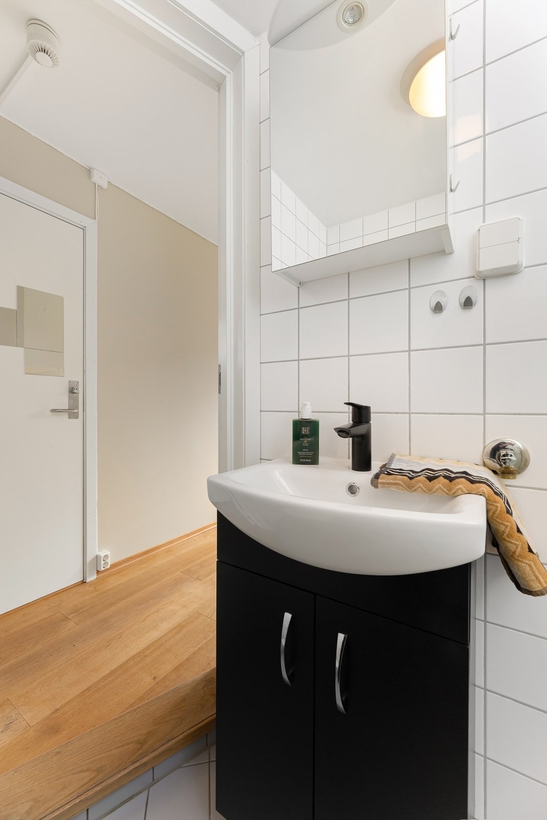 Videre er det opplegg for vaskemaskin. Galleribilde