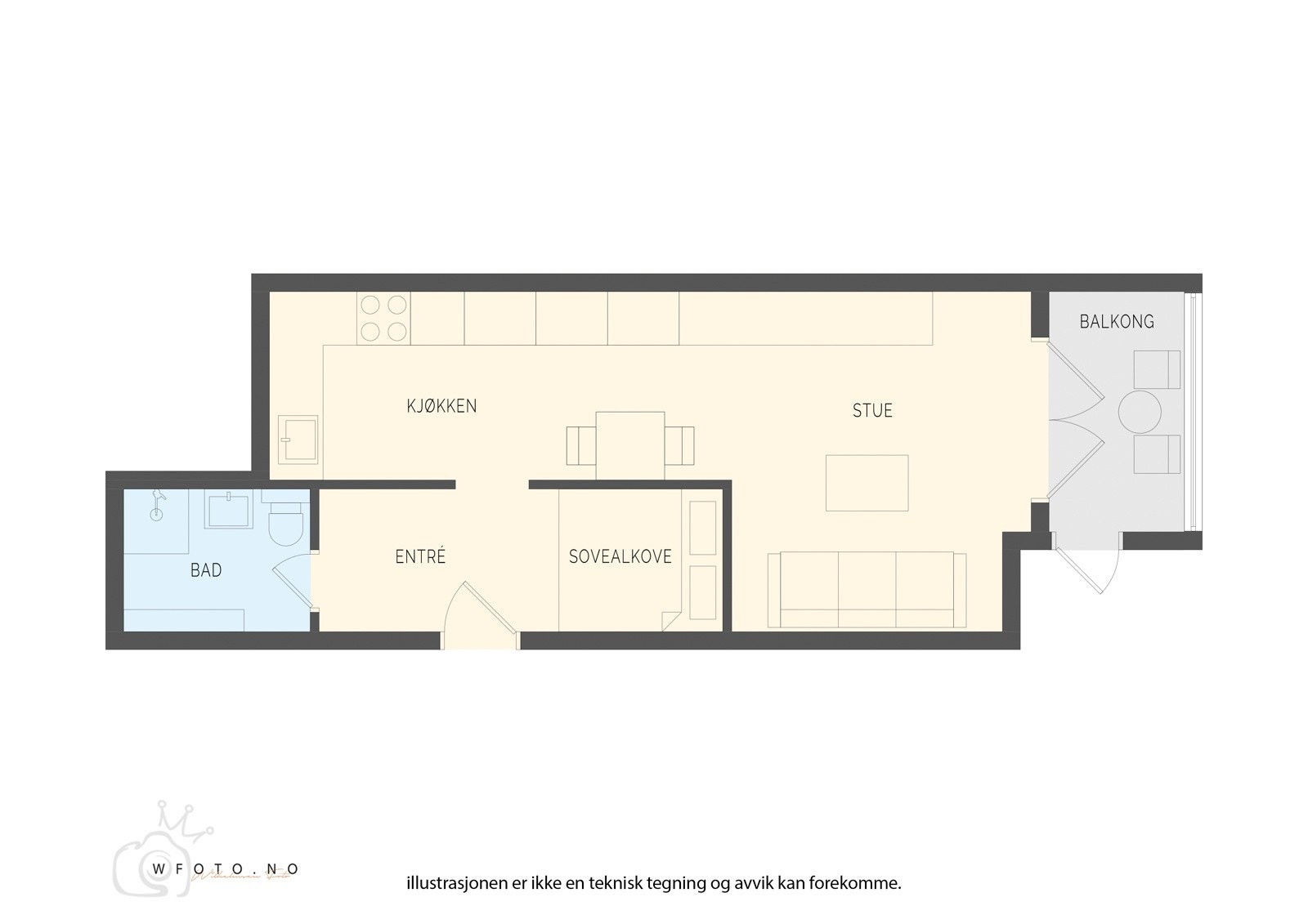 Planløsning. Galleribilde