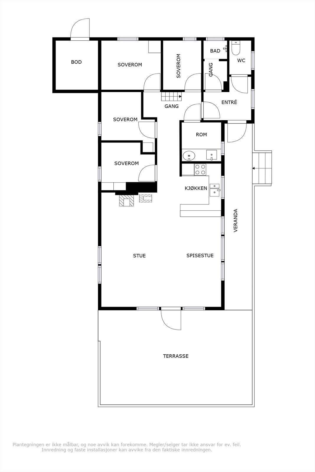 Plantegning Galleribilde