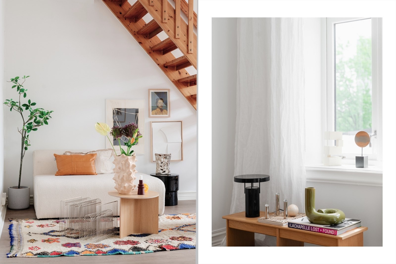 Under trappen har du plass til sofagruppe. Galleribilde