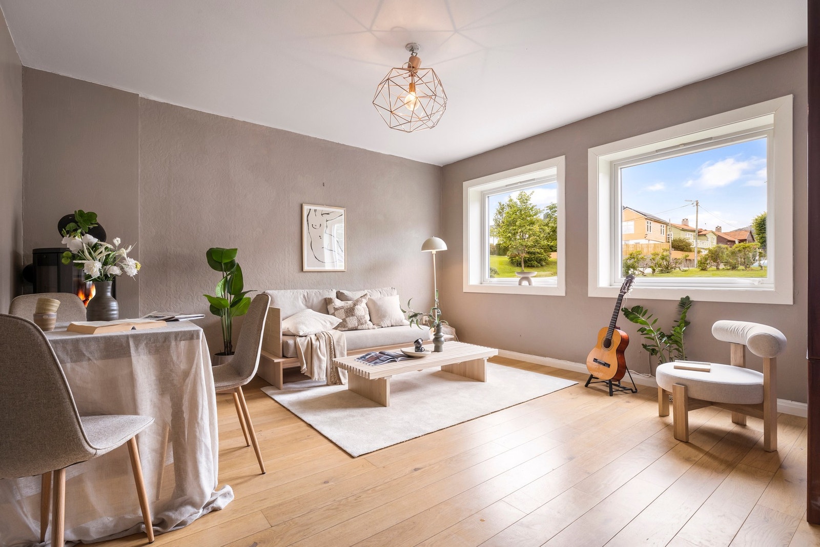 Planløsningen er god og gjør det lett å innrede etter eget ønske og behov. Galleribilde