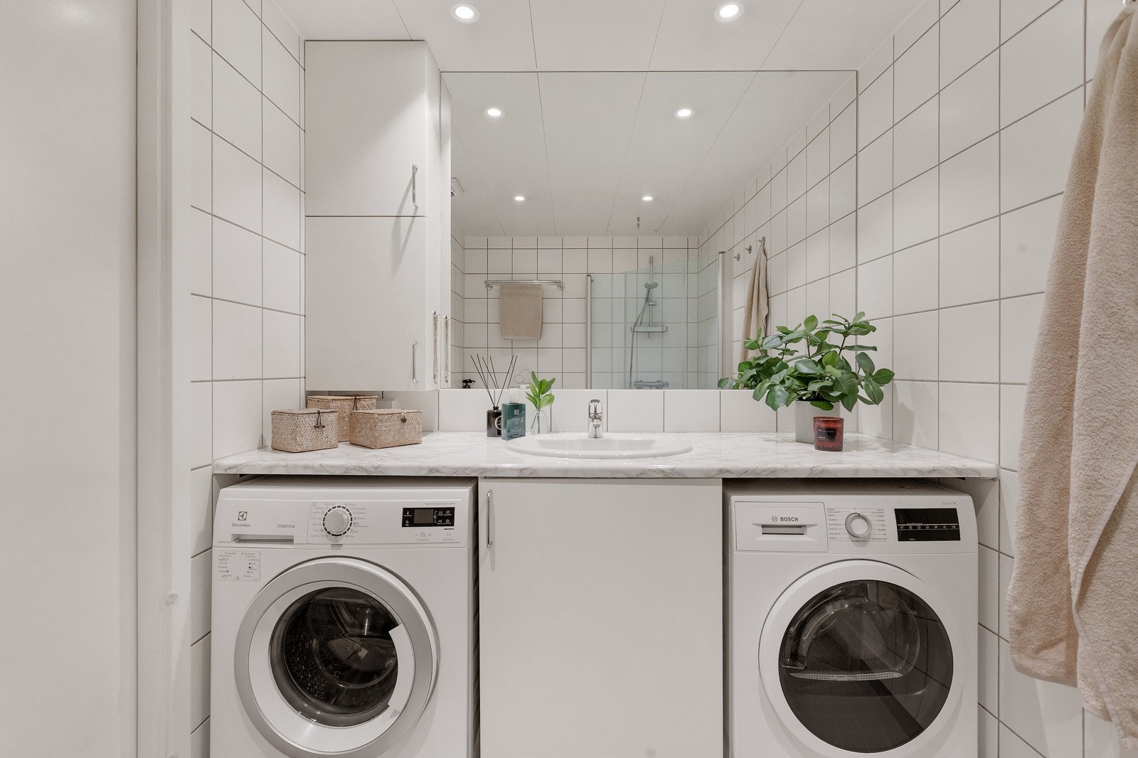 Badet fikk led-spotter og dimmer i 2022. Galleribilde
