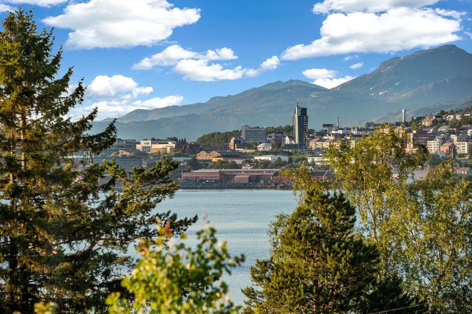 Det er god utsikt fra eiendommen Galleribilde