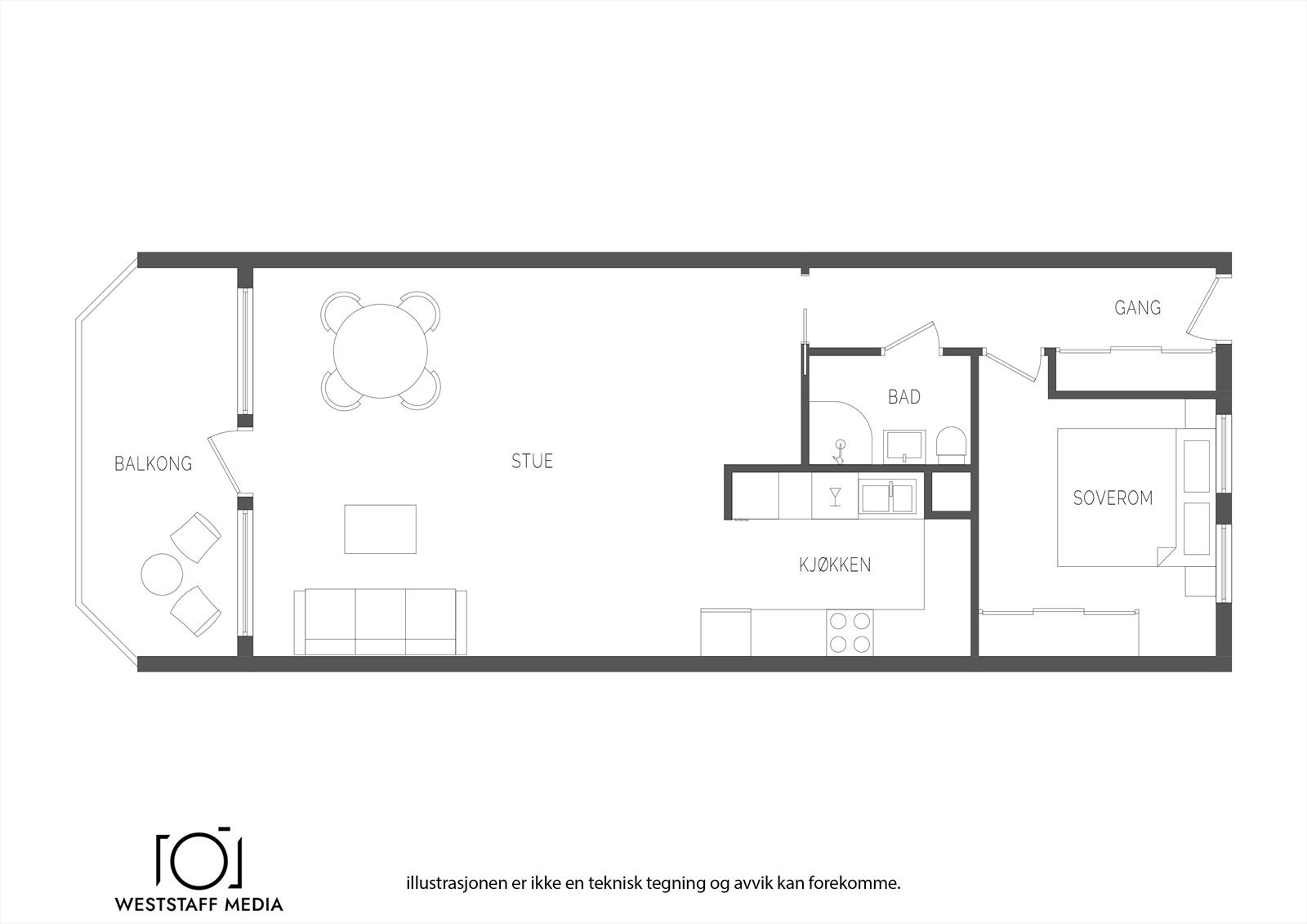 Plantegning Galleribilde