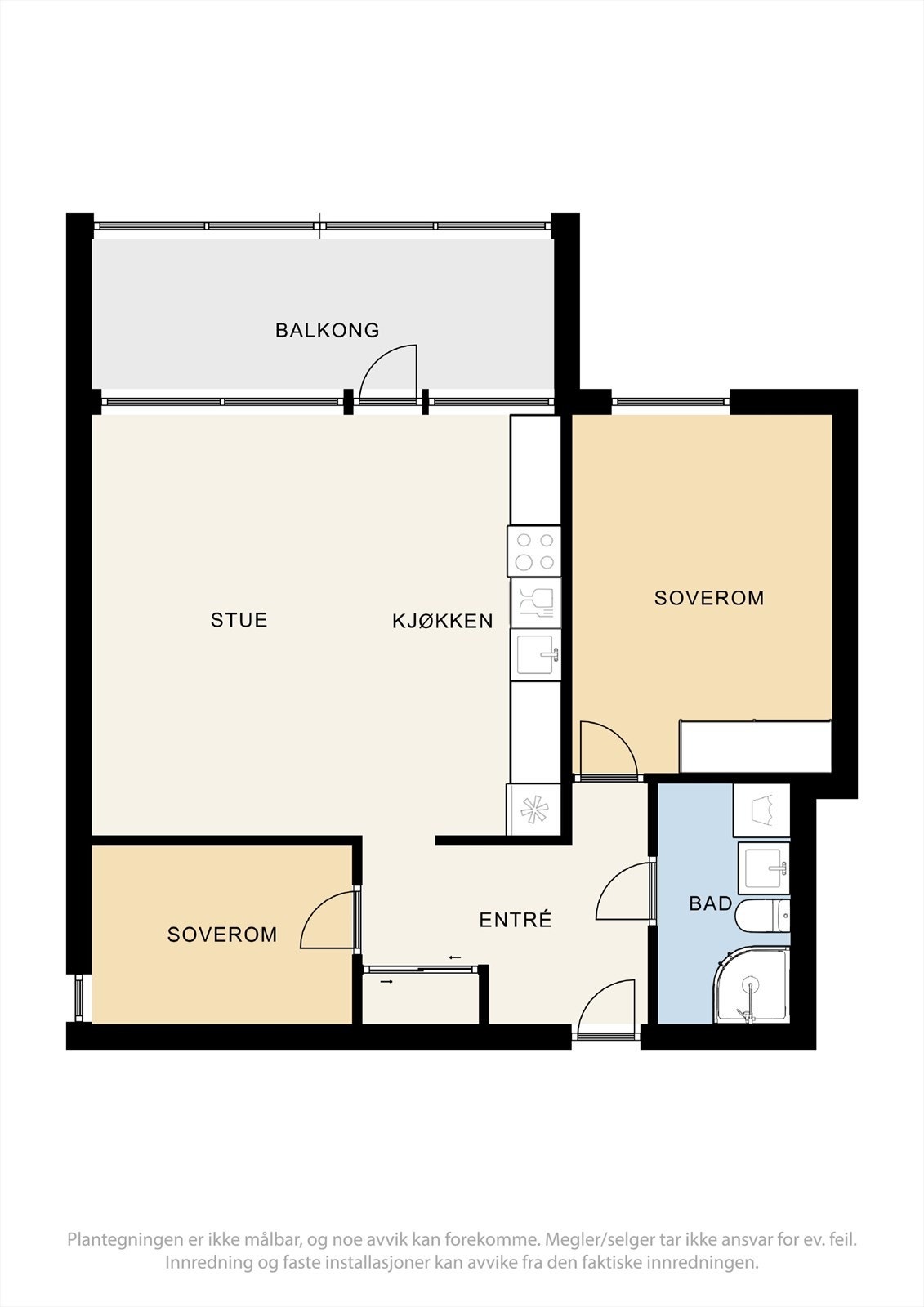 Plantegning Galleribilde