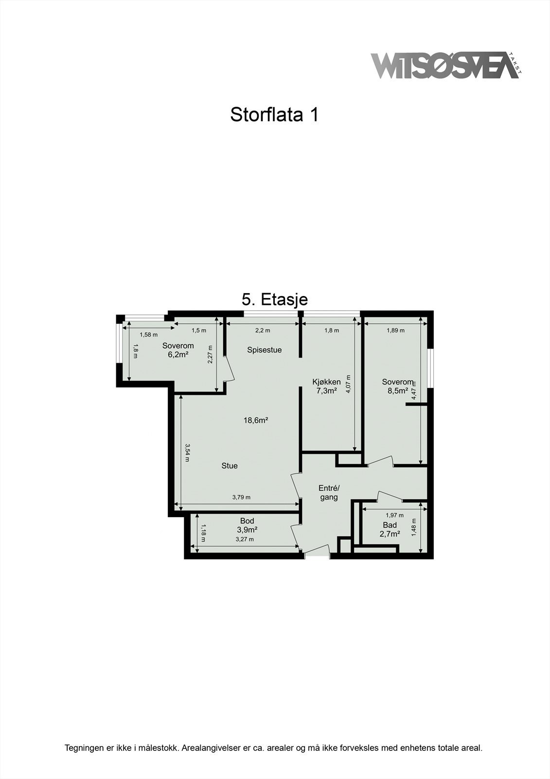 Floorplan letterhead - Storflata 1 - 5. Etasje - 2D Floor Plan.jpg Galleribilde