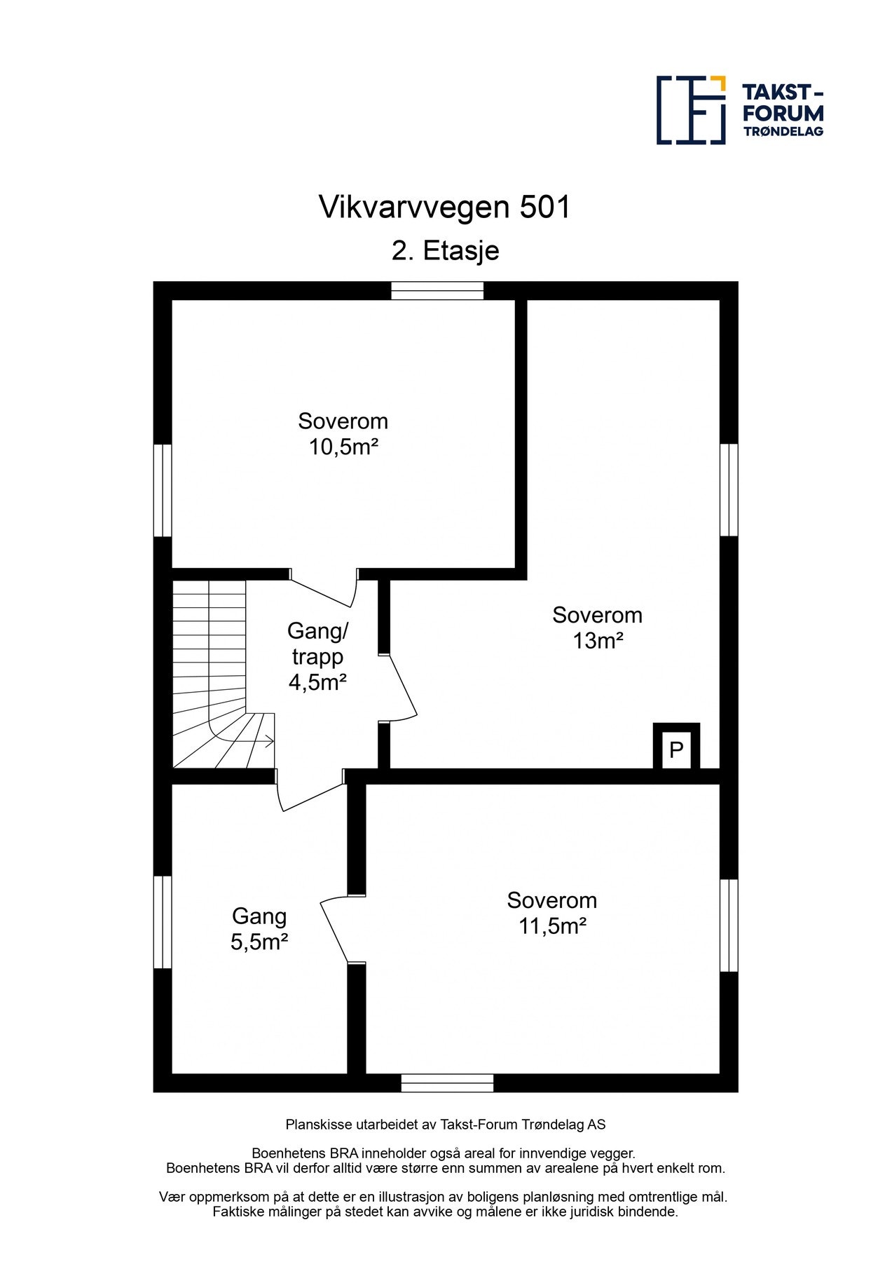 Plantegning 2.etasje. Galleribilde