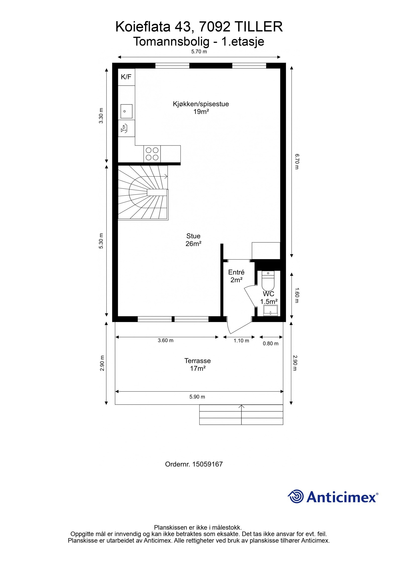 Plantegning etasje 1. Galleribilde