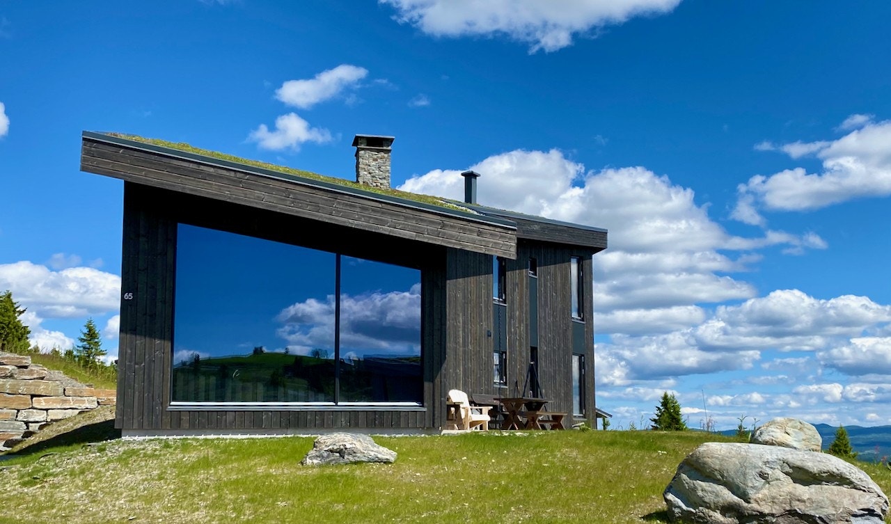 Bilde fra ferdigstilt og solgt hytte. Galleribilde