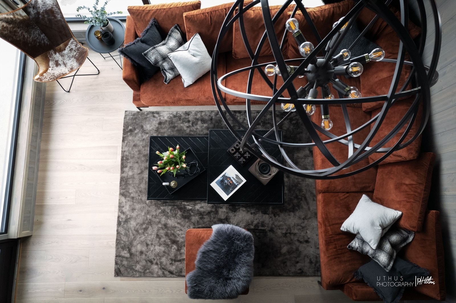 Bilde fra ferdigstilt hytte. Standard kan avvike. Galleribilde