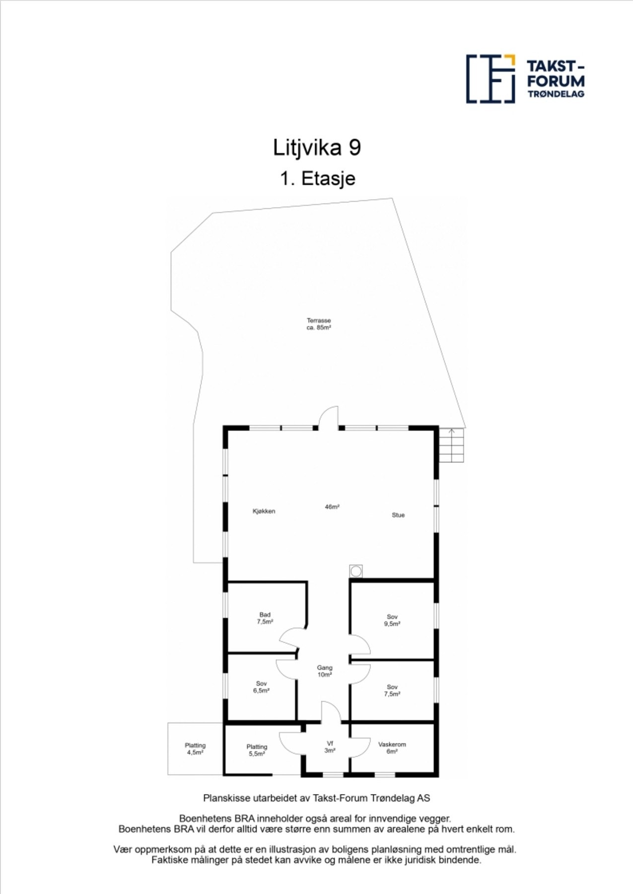 Plantegning. Galleribilde