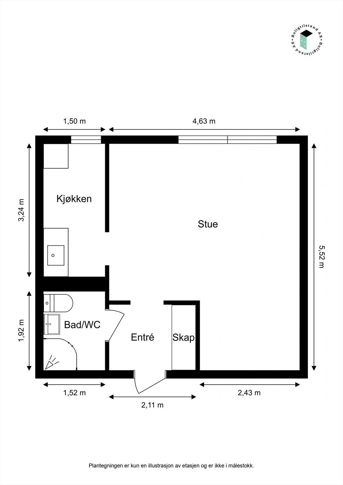 Plantegning Galleribilde