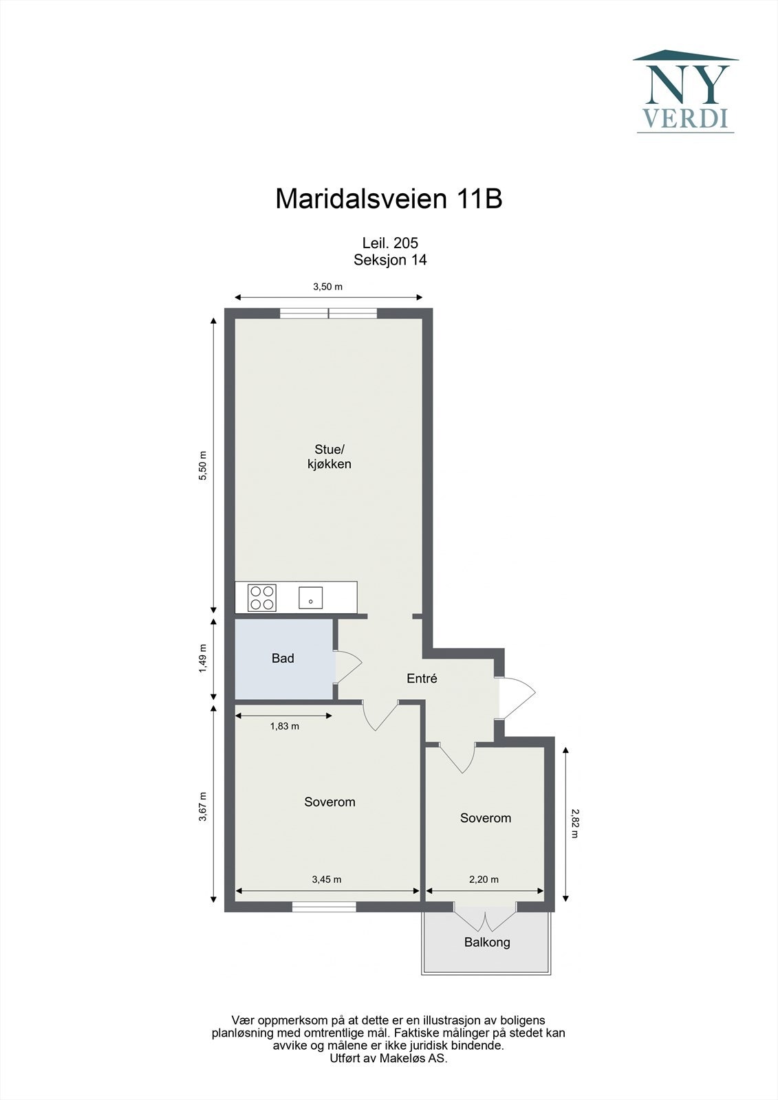Plantegning. Galleribilde