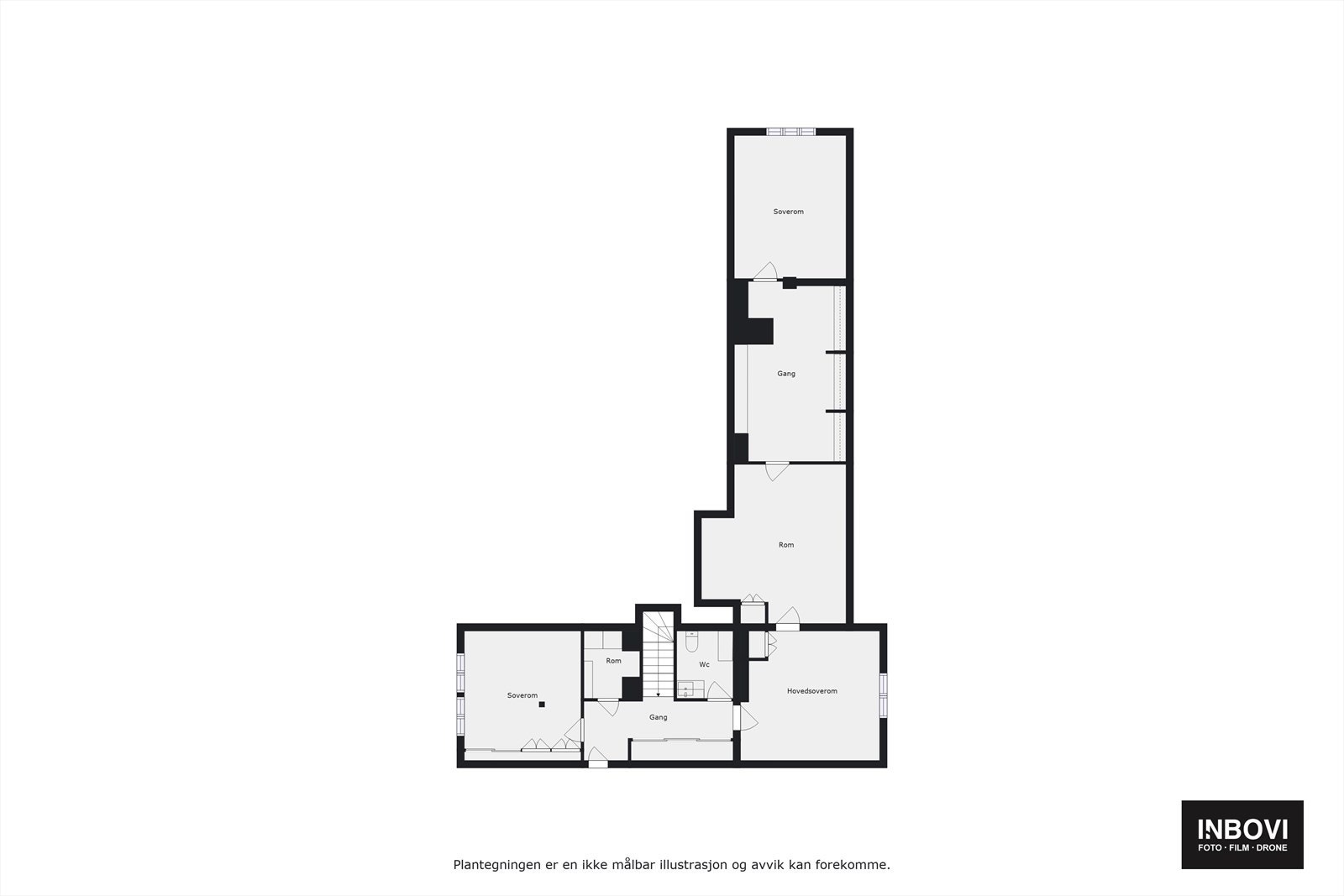 Plantegning 2. etasje Galleribilde