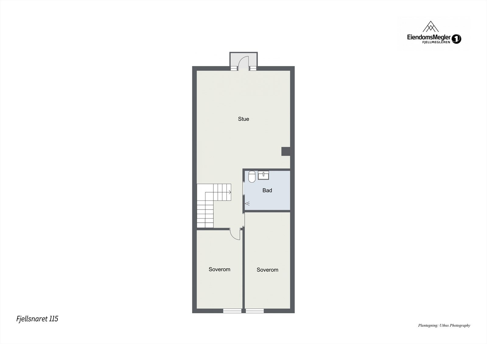 Plantegning 2. etasje Galleribilde