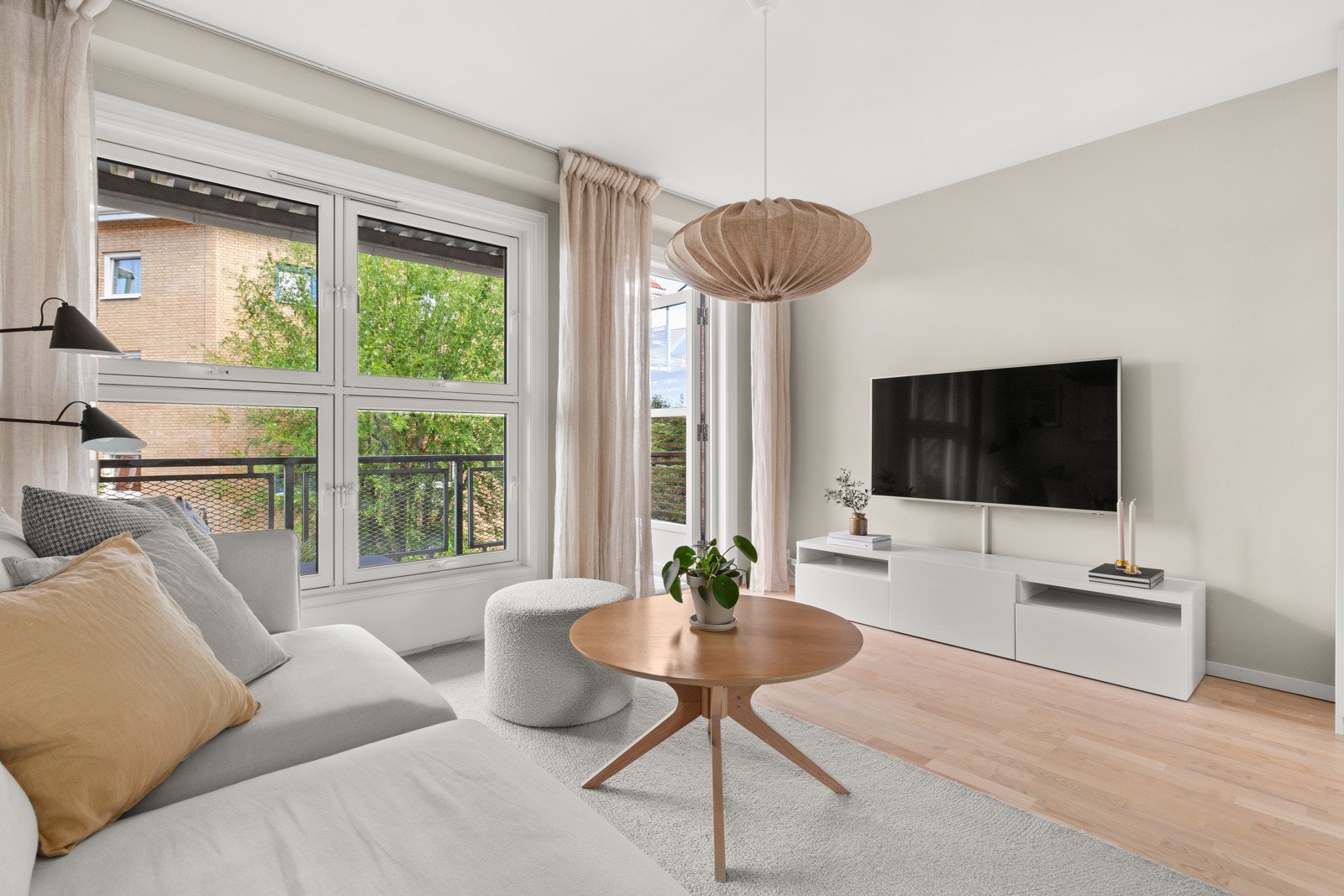 Leiligheten ligger skjermet til i 3. etasje. Galleribilde