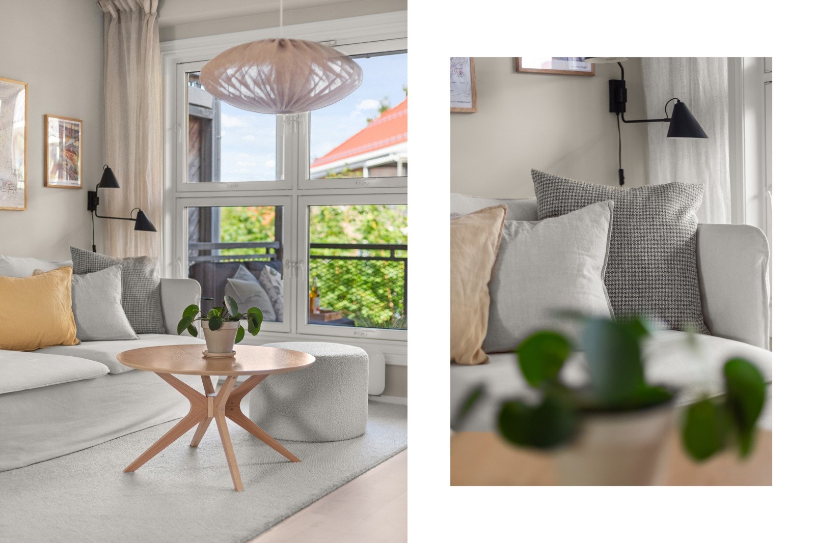Stuen vender mot rolig og skjermet bakgård. Galleribilde