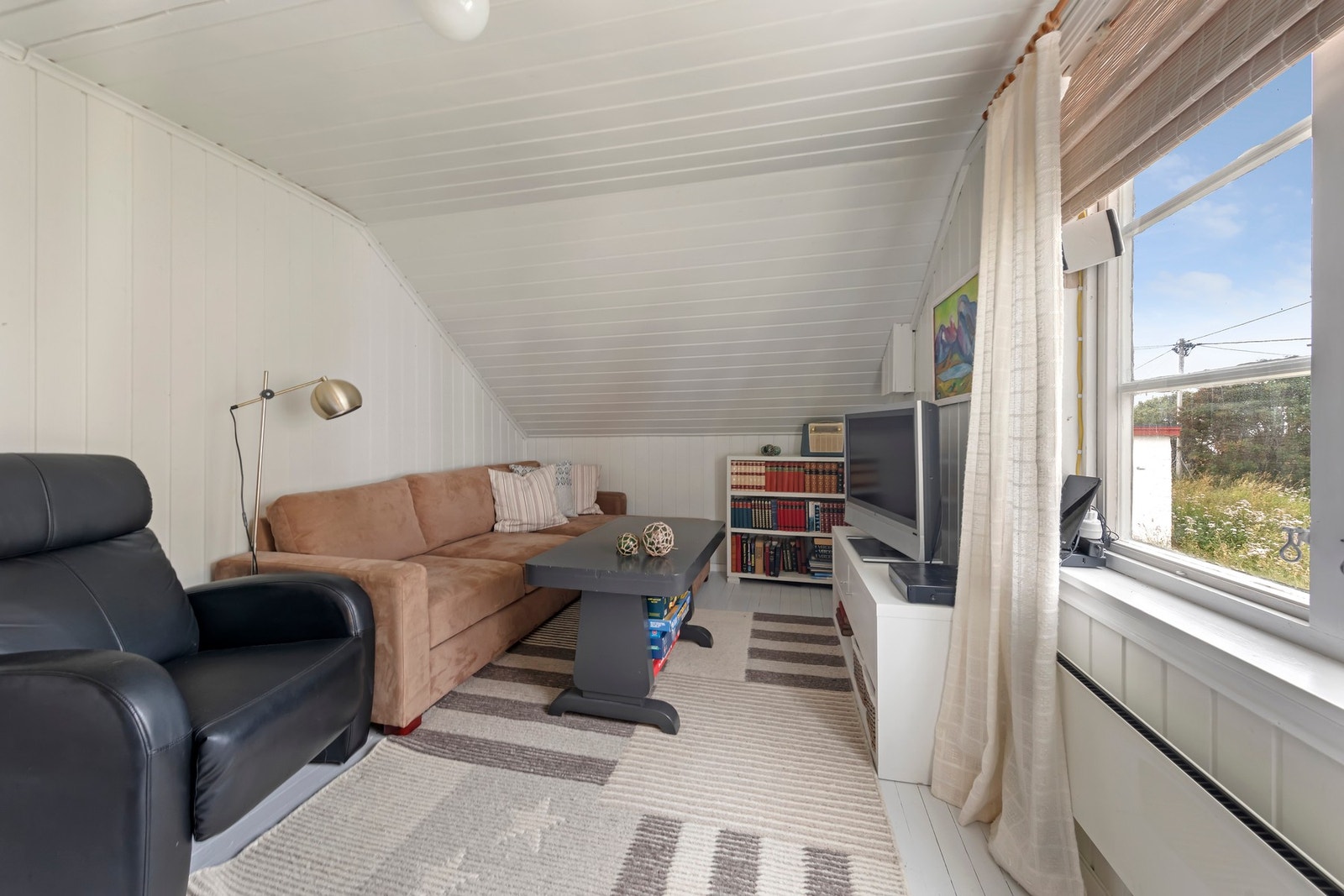Soverom/stue på loft Galleribilde